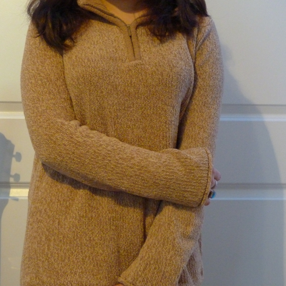 Faux-Cashmere Pullover